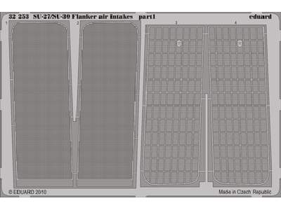 Su-27/ Su-30 Flanker air intakes 1/32 - Trumpeter - image 1