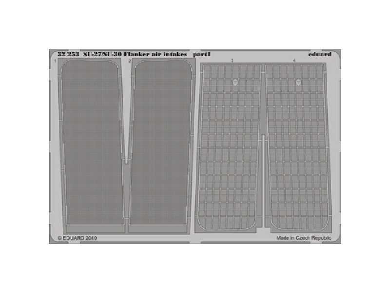 Su-27/ Su-30 Flanker air intakes 1/32 - Trumpeter - image 1