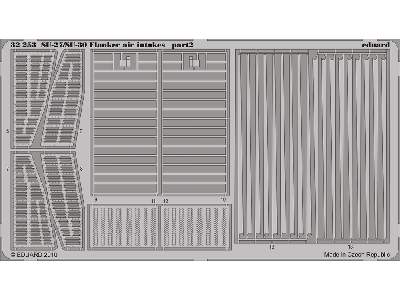 Su-27/ Su-30 Flanker air intakes 1/32 - Trumpeter - image 3