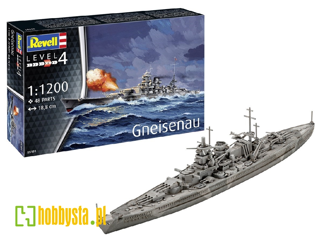 Battleship Gneisenau Model Set - image 1