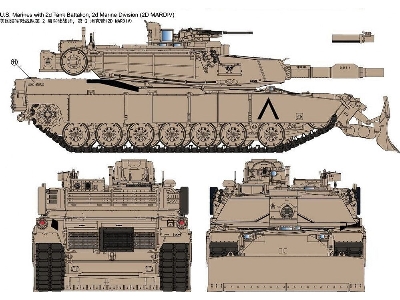 USMC M1A1 FEP Abrams / Combat Dozer Blade - image 8