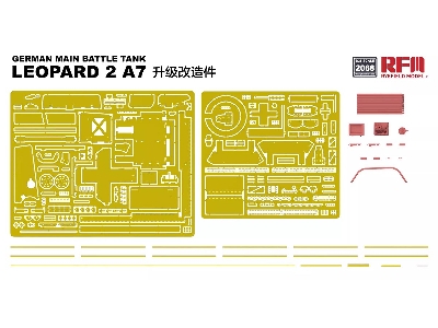 Upgrade Set For German Main Battle Tank Leopard 2 A7 (Rfm-5108) - image 2