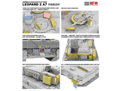 Upgrade Set For German Main Battle Tank Leopard 2 A7 (Rfm-5108) - image 4