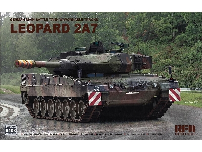 German Main Battle Tank Leopard 2a7 With Workable Tracks - image 1