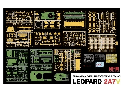 German Main Battle Tank Leopard 2a7v With Workable Tracks - image 2