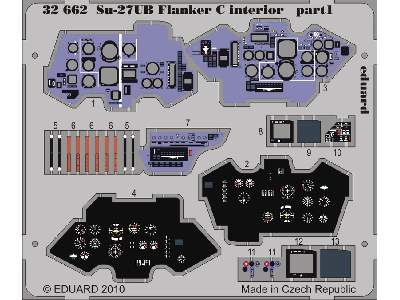 Su-27UB Flanker C interior S. A. 1/32 - Trumpeter - image 2