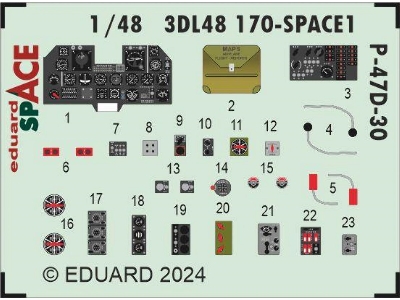 P-47D-30 SPACE 1/48 - MINIART - image 1