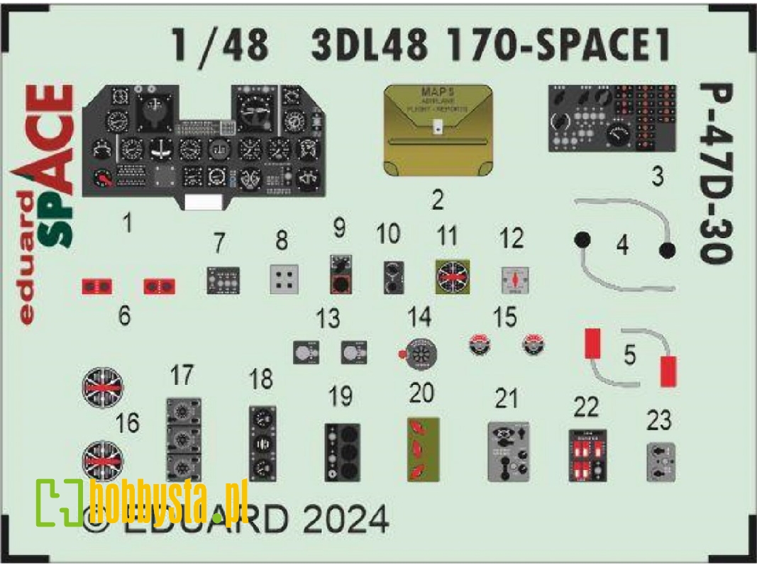 P-47D-30 SPACE 1/48 - MINIART - image 1