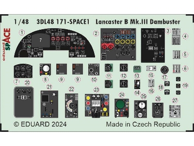 Lancaster B Mk. III Dambuster SPACE 1/48 - HONG KONG MODELS - image 1