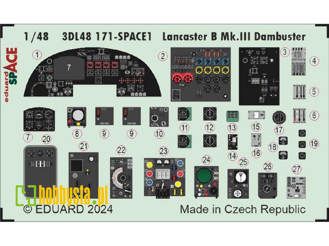 Lancaster B Mk. III Dambuster SPACE 1/48 - HONG KONG MODELS - image 1