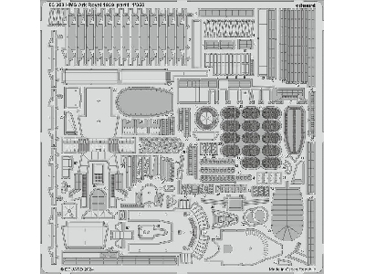 HMS Ark Royal 1939 part 4 1/350 - I LOVE KIT - image 1