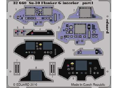 Su-30 Flanker G interior S. A. 1/32 - Trumpeter - image 1