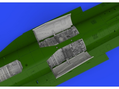 F-16C wheel bays early PRINT 1/48 - KINETIC MODEL - image 9