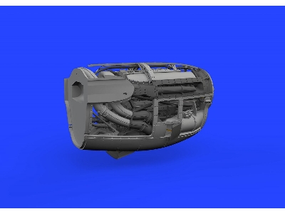 P-38J right engine PRINT 1/48 - TAMIYA - image 2