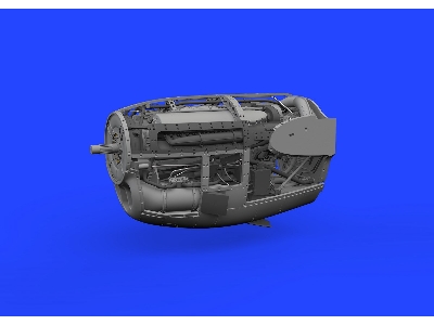 P-38J right engine PRINT 1/48 - TAMIYA - image 4