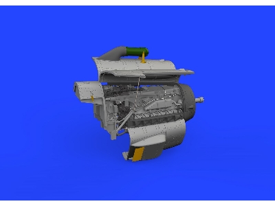 Bf 109G-2/ G-4 engine PRINT 1/72 - EDUARD - image 8