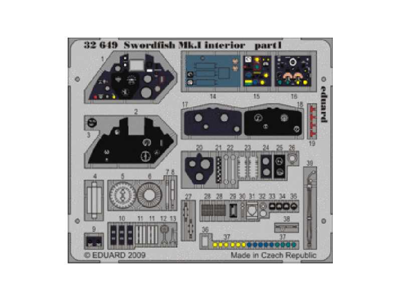 Swordfish Mk. I interior S. A. 1/32 - Trumpeter - image 1