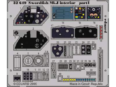 Swordfish Mk. I interior S. A. 1/32 - Trumpeter - image 2