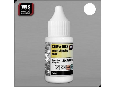 Cnx05 Chip And Nick Smart Chipping Paint No. 5 - White - image 1
