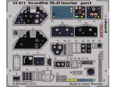 Swordfish Mk. II interior S. A. 1/32 - Trumpeter - image 2