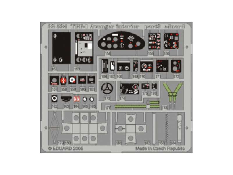 TBF-1 interior 1/32 - Trumpeter - image 1