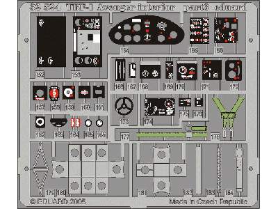 TBF-1 interior 1/32 - Trumpeter - image 2