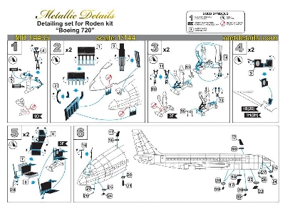 Boeing 720 (Designed To Be Used With Roden Kits) - image 8
