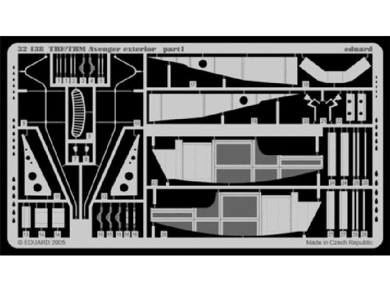 TBF/ TBM exterior 1/32 - Trumpeter - image 1