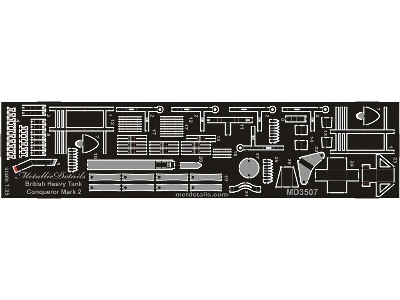 Conqueror British Heavy Tank Detailing Set (Designed To Be Used With Dragon Kits) - image 7