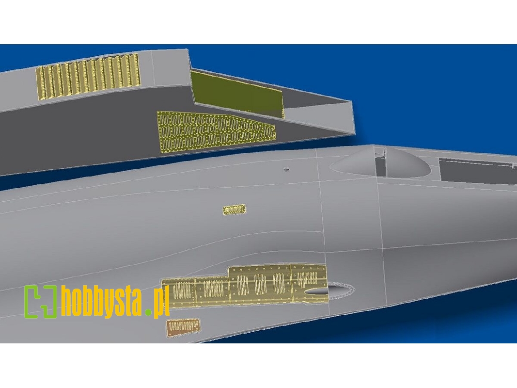 Sukhoi Su-27 Flanker B - Air Intake Grilles (Designed To Be Used With Academy Kits) - image 1