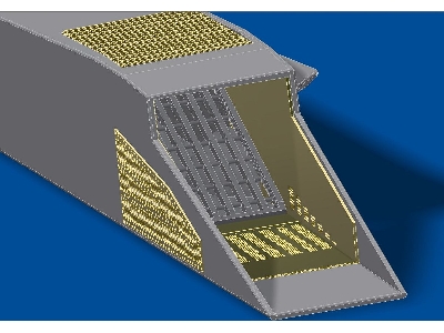 Sukhoi Su-27 Flanker B - Air Intake Grilles (Designed To Be Used With Academy Kits) - image 4