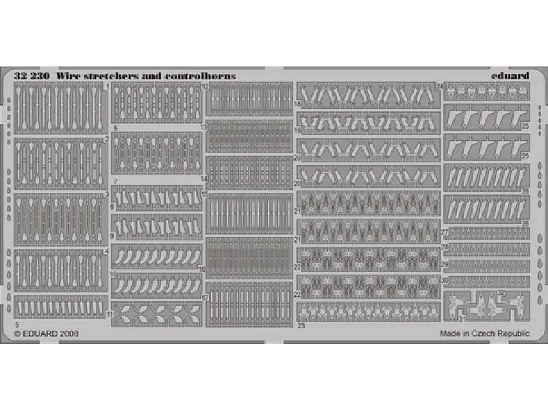 Wire Stretchers & Controlhorns 1/32 - image 1