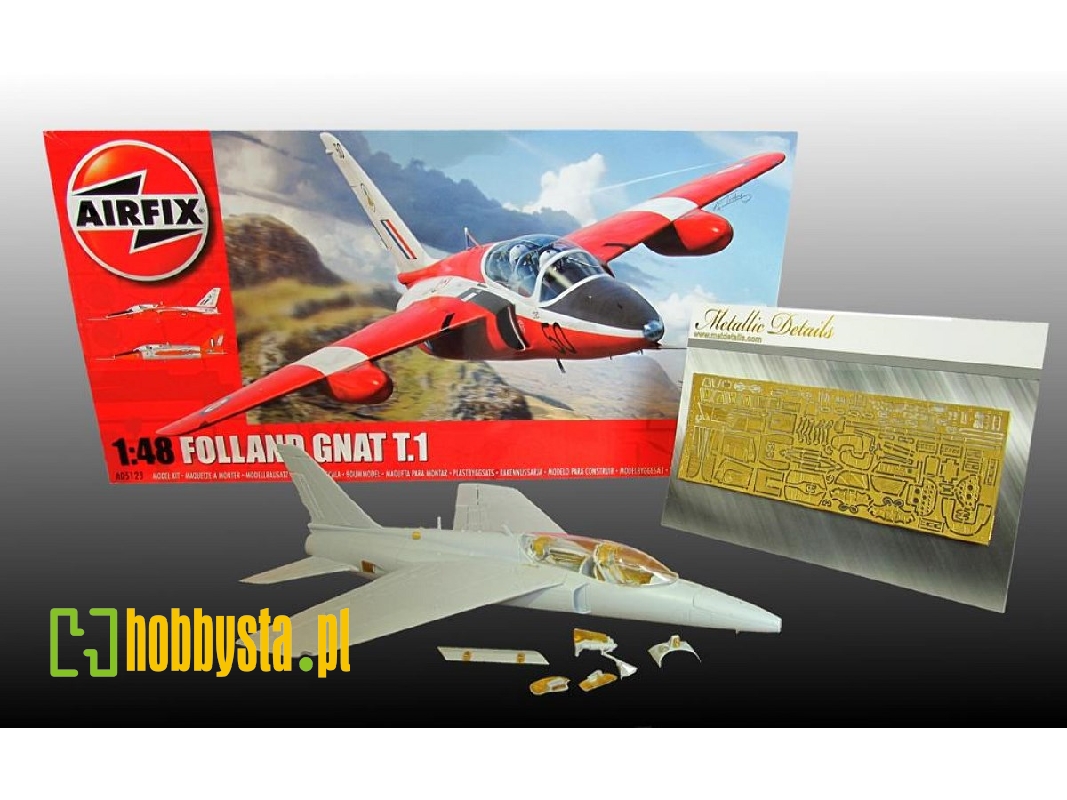 Folland Gnat T.1 Detailing Set (Designed To Be Used With Airfix Kits) - image 1