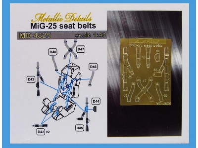Mikoyan Mig-25 Rbt / Rb / Pd / Rbf Seatbelts (Designed To Be Used With Icm Kits) - image 1