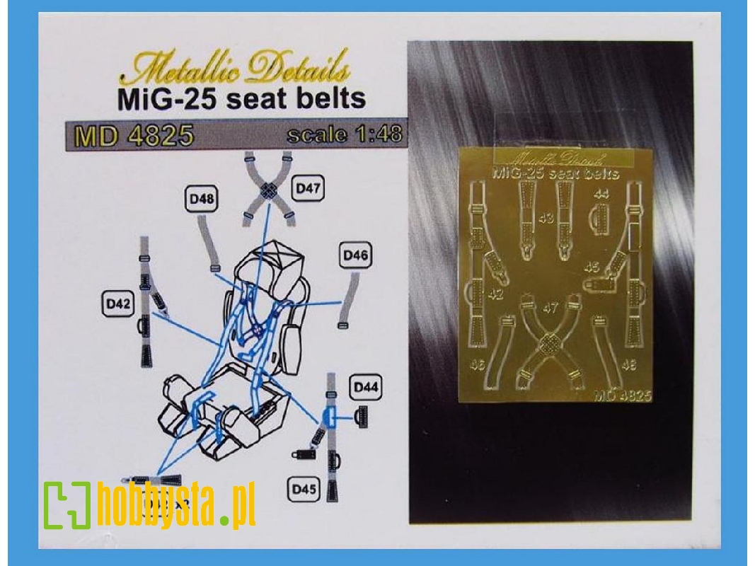 Mikoyan Mig-25 Rbt / Rb / Pd / Rbf Seatbelts (Designed To Be Used With Icm Kits) - image 1
