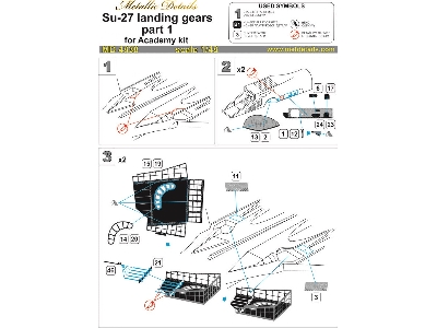 Sukhoi Su-27 Landing Gears (Designed To Be Used With Academy Kits) - image 3