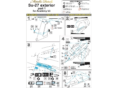 Sukhoi Su-27 Exterior (Designed To Be Used With Academy Kits) - image 3