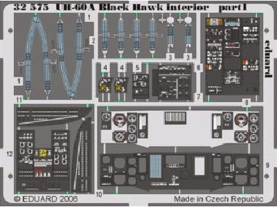 UH-60A interior 1/35 - Academy Minicraft - image 1