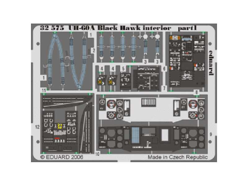 UH-60A interior 1/35 - Academy Minicraft - image 1