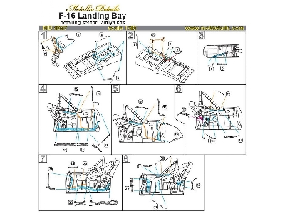 Lockheed-martin F-16 C Fighting Falcon - Landing Bay (Designed To Be Used With Tamiya Kits) - image 7