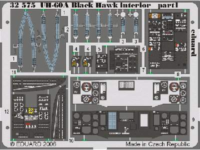 UH-60A interior 1/35 - Academy Minicraft - image 2