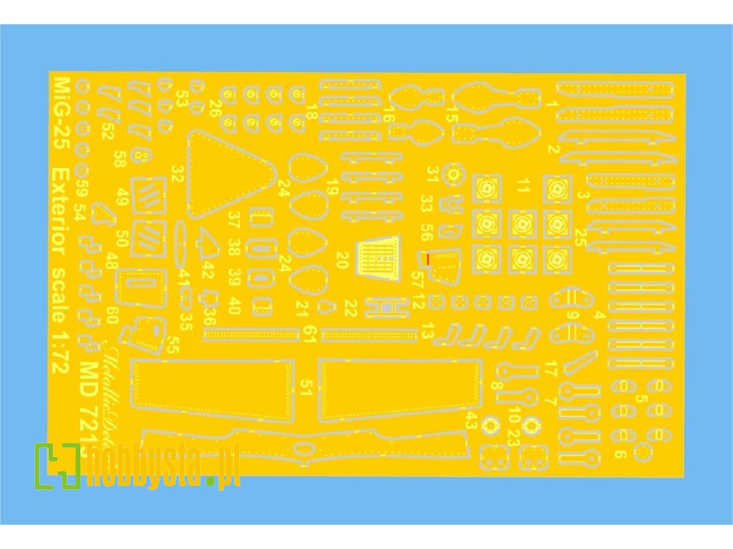 Mikoyan Mig-25 Rbt / Rbf / Bm Exterior (Designed To Be Used With Icm Kits) - image 1
