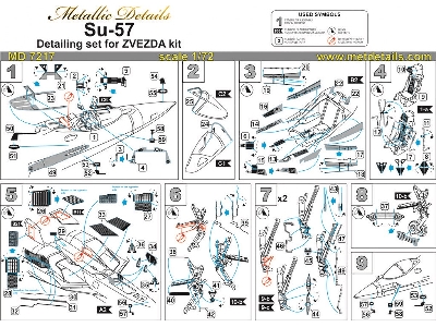 Sukhoi Su-57 Frazor (Felon) (Designed Top Be Used With Zvezda Kits) - image 8
