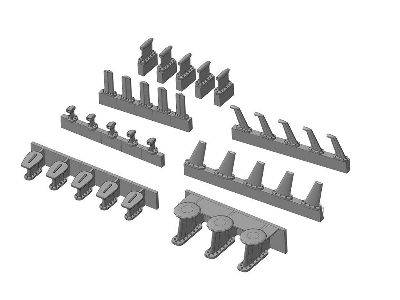 Lockheed C-141a Exterior Detail Set (Designed To Be Used With C-141a Anigrand Craftswork Kits) - image 3