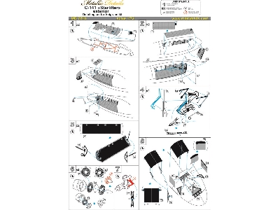 Lockheed C-141a Exterior Detail Set (Designed To Be Used With C-141a Anigrand Craftswork Kits) - image 4