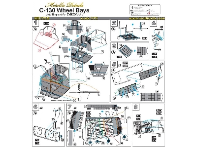 Lockheed C-130 H Hercules - Wheel Bays (Designed To Be Used With Zvezda Kits) - image 8