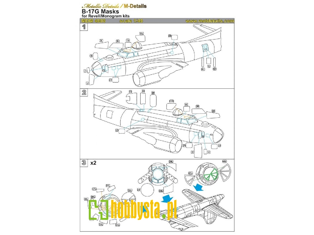 Boeing B-17 G Flying Fortress (Designed To Be Used With Monogram And Revell Kits) - image 1