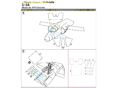 Lockheed U-2 A Masks (Designed To Be Used With Afv Club Kits) - image 1