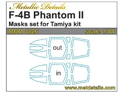 Mcdonnell F-4 B Phantom Ii - Masks Set (Designed To Be Used With Tamiya Kits) - image 1