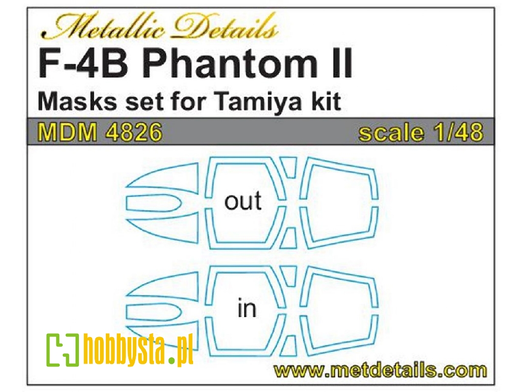 Mcdonnell F-4 B Phantom Ii - Masks Set (Designed To Be Used With Tamiya Kits) - image 1